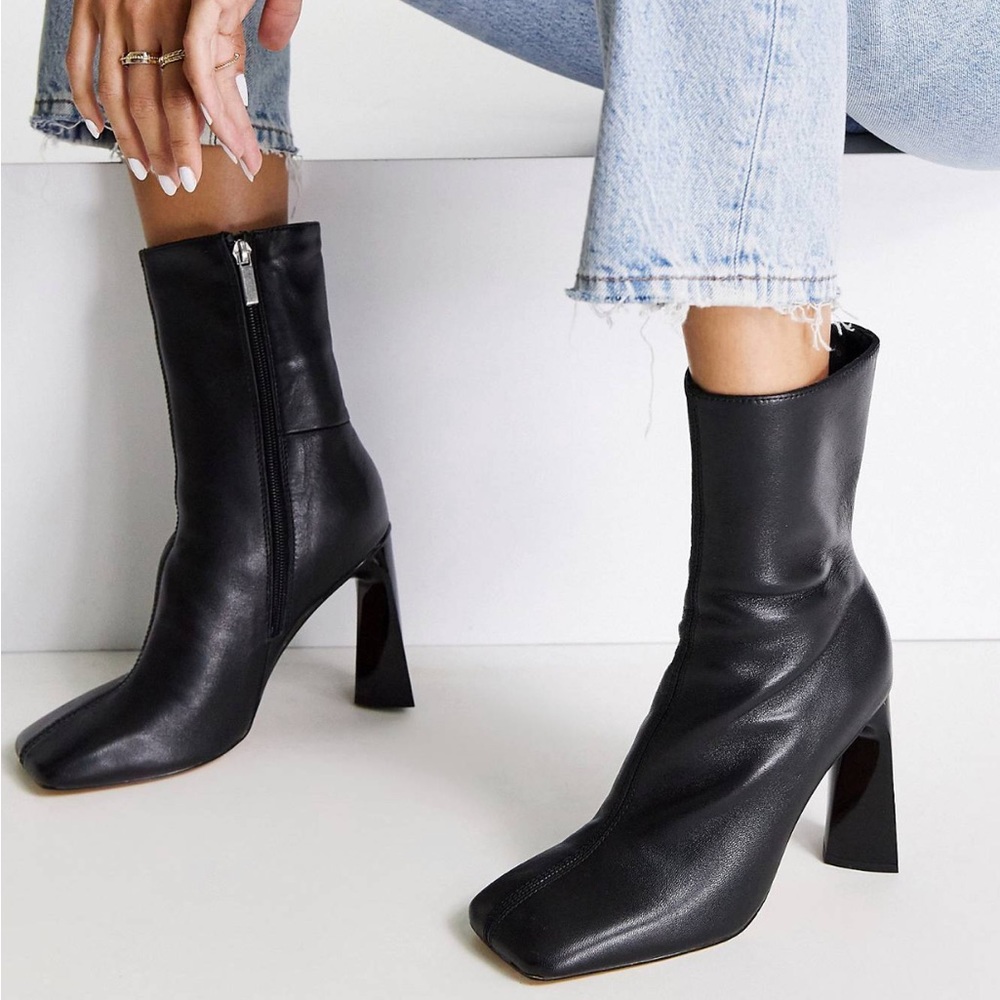 Square Toe Booties